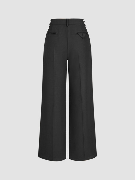 Women's Lisa - Solid Straight Wide-Leg Pants