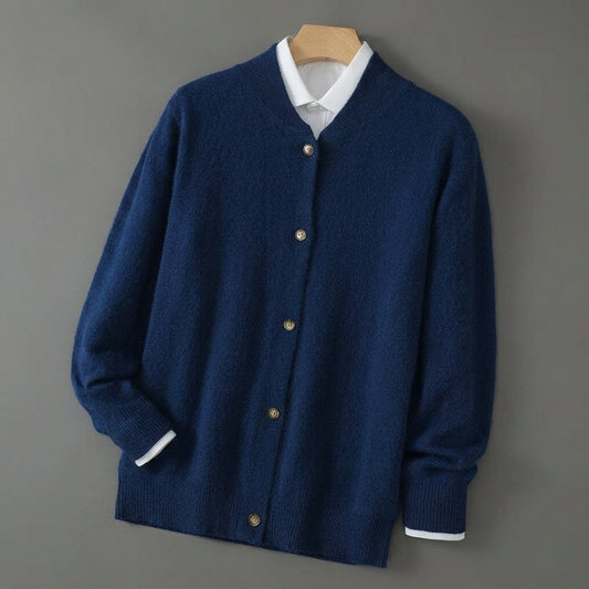 Men's Fine Knit Jumper with Crew Neck