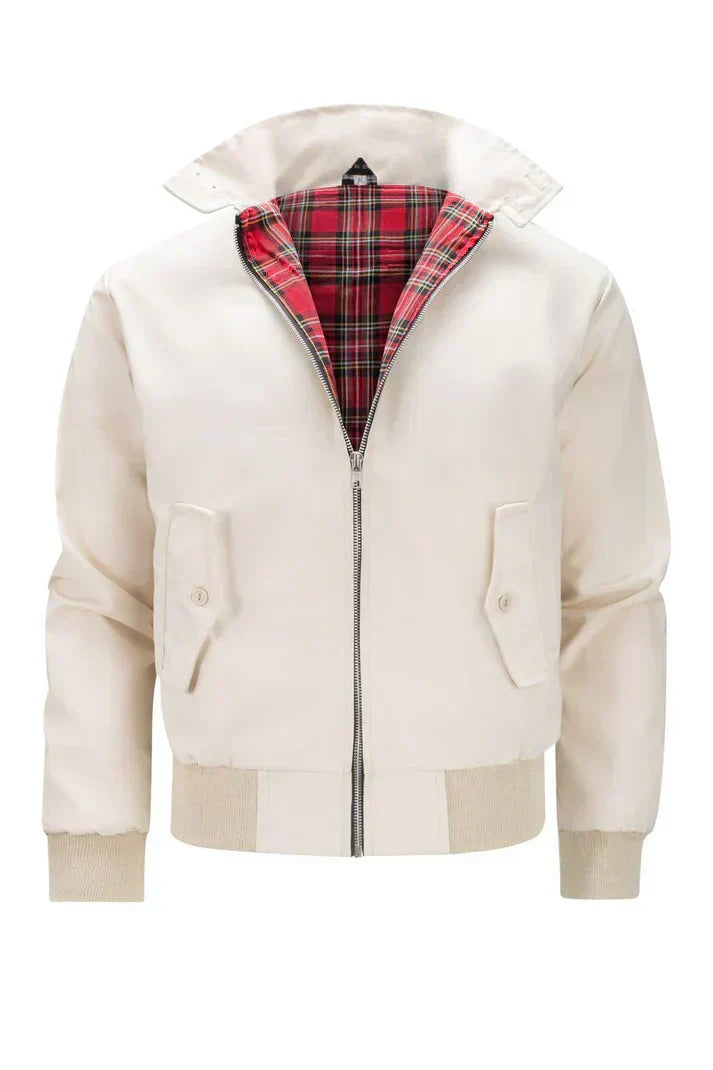 Men's Harrington Jacket with Stand Collar