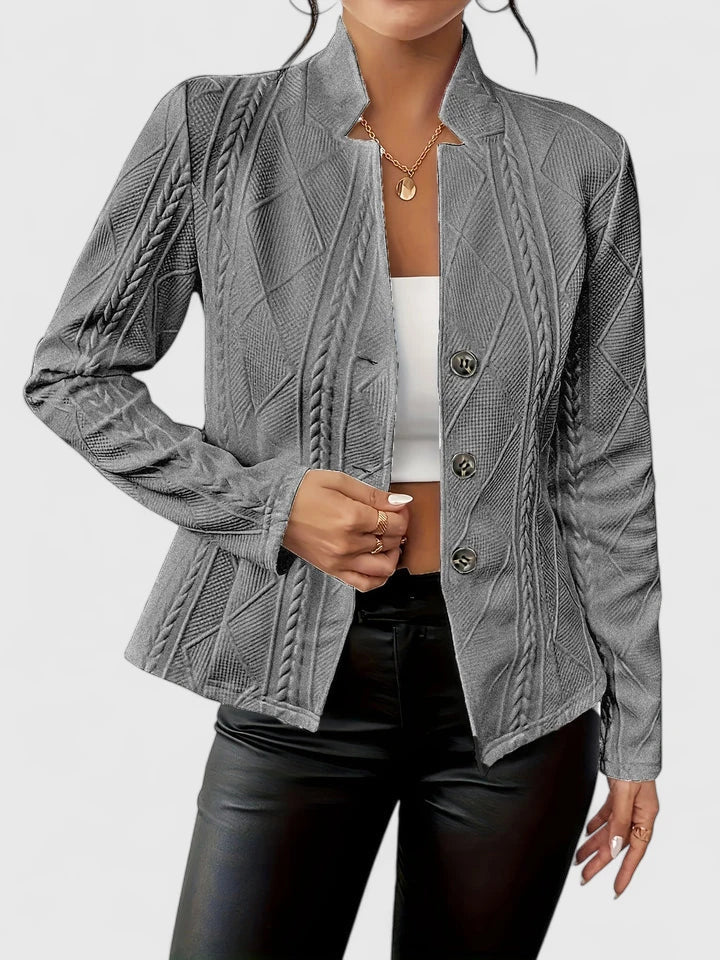 Women's Blazer with Notch Lapels