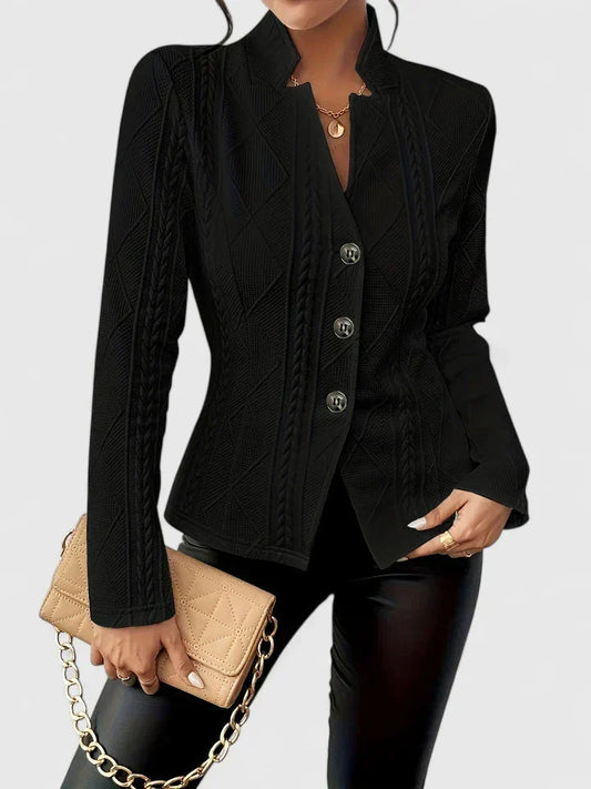 Women's Blazer with Notch Lapels