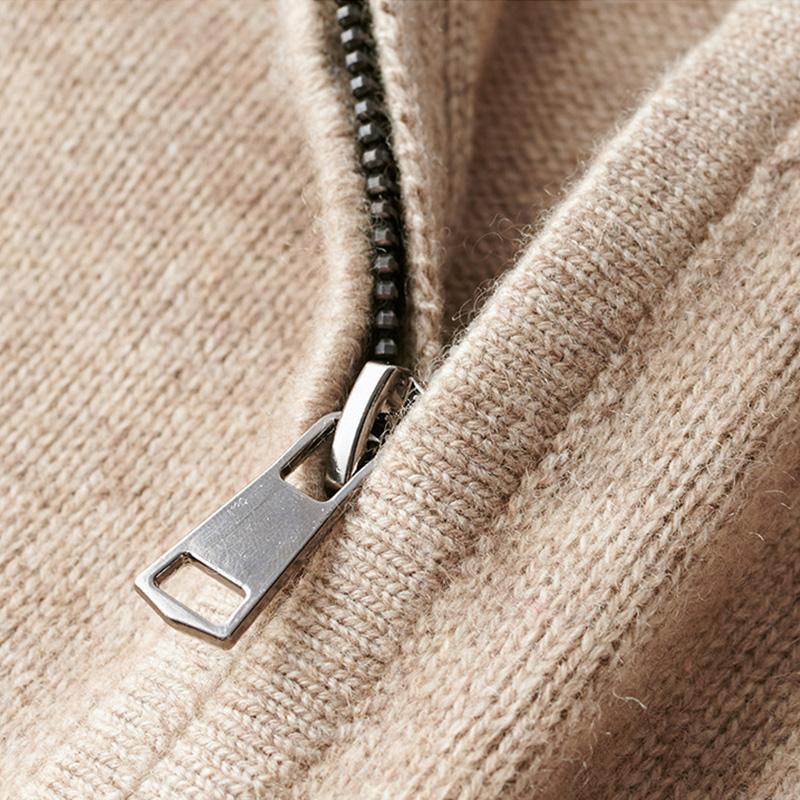 Men's Half-Zip Jumper with High Neck - photo 7