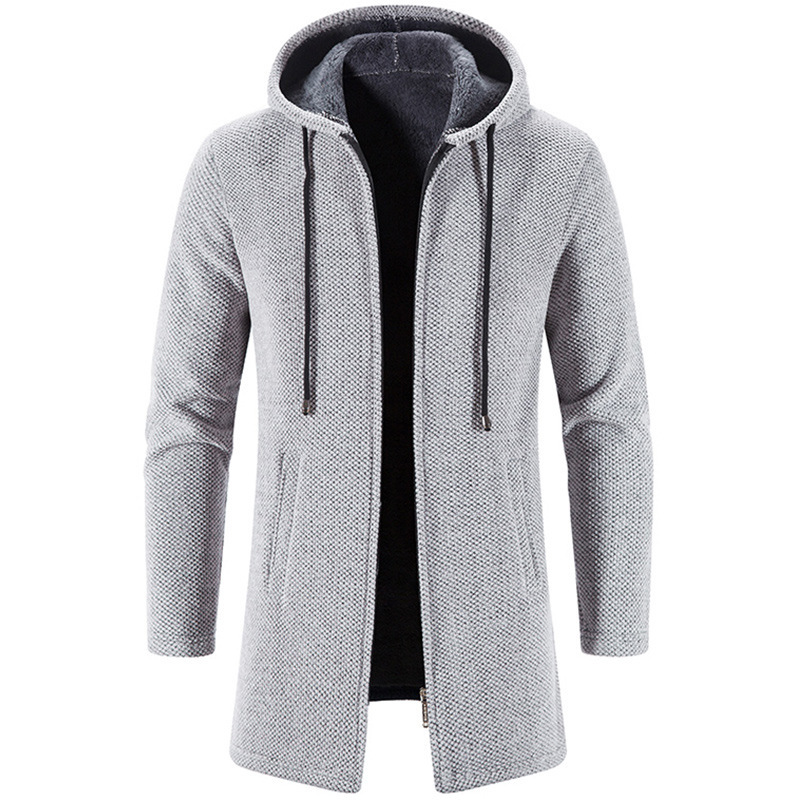 Men's Hooded Knit Jacket - photo 5