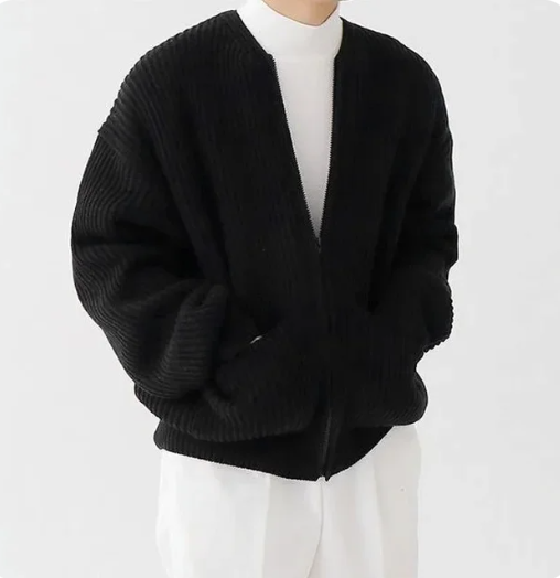 Men's Ribbed Zip Cardigan - photo 18