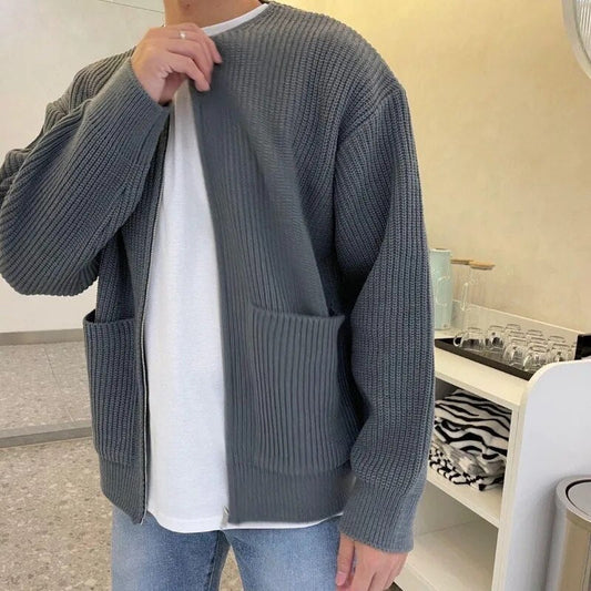 Men's Ribbed Zip Cardigan - photo 2