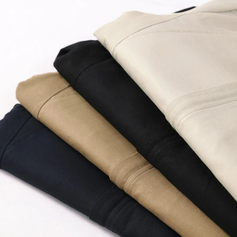 Men's Lightweight Jacket with Stand Collar
