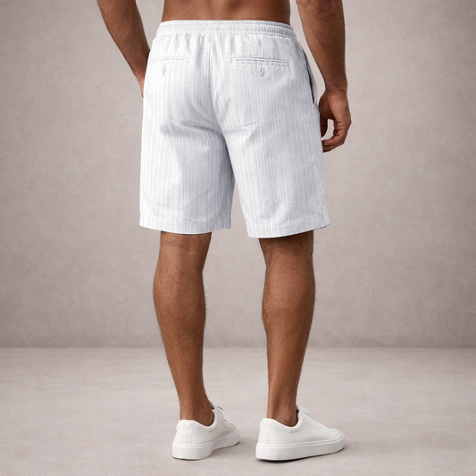 Men's Pinstriped Shorts-2