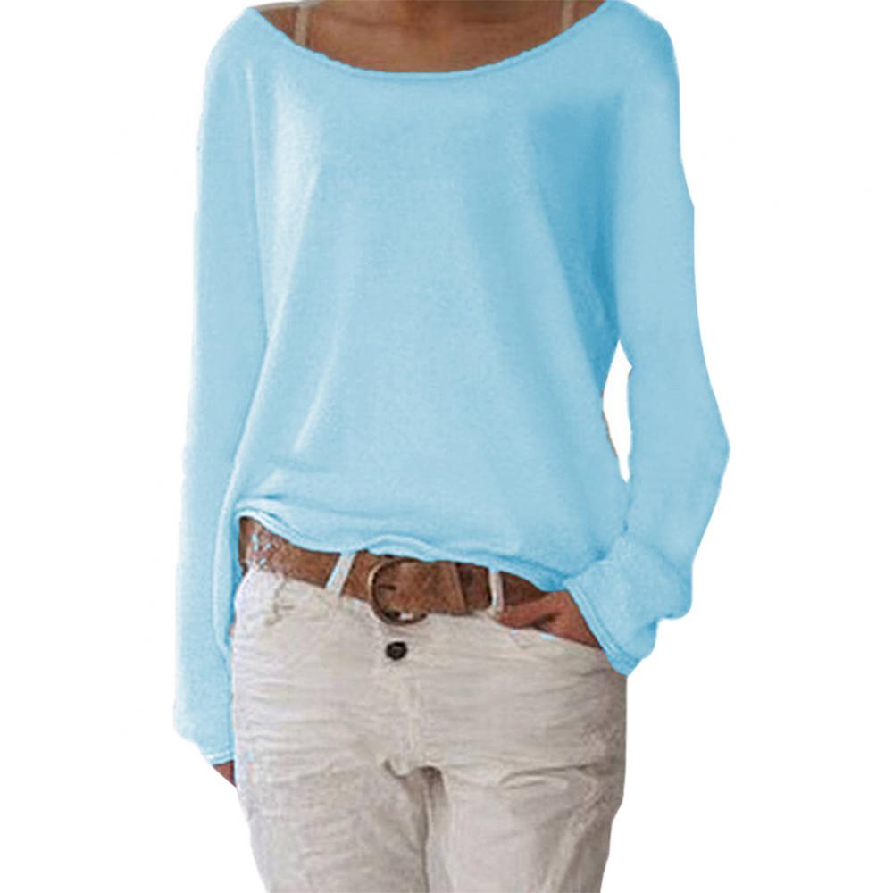 Women's Knitted Jumper with Relaxed Fit