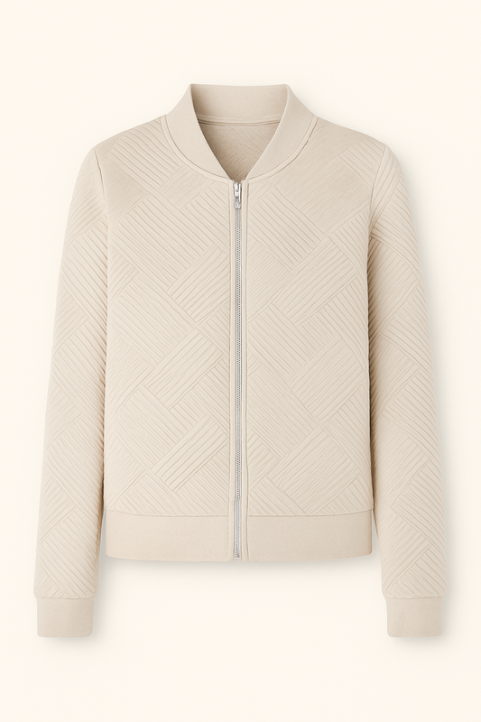 Women's Textured Zip-Front Cardigan - photo 2