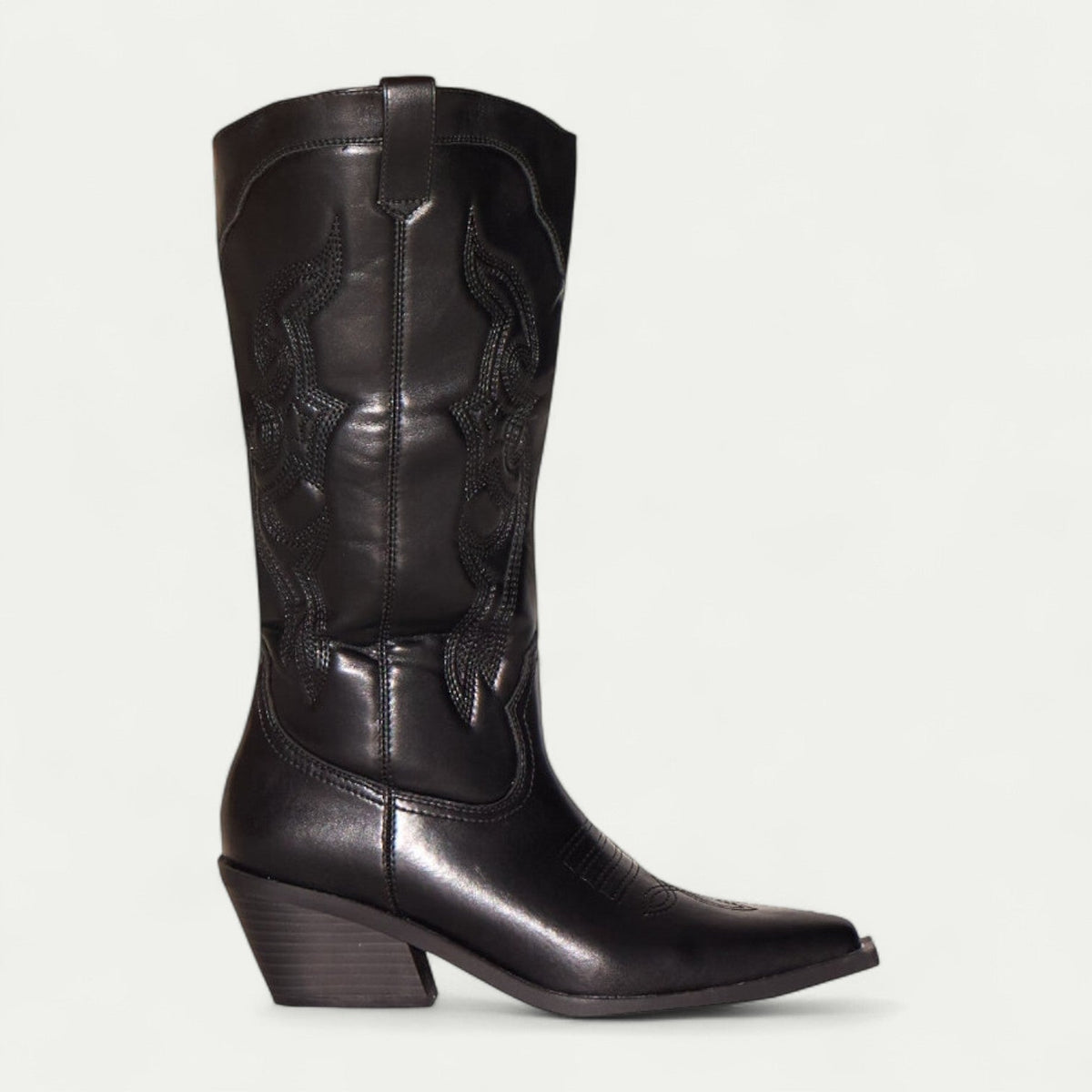 Women's Embroidered Western Knee-High Cowboy Boot-5