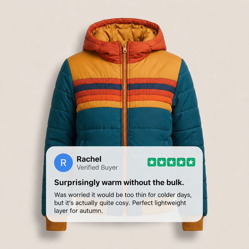 Women's Hooded Quilted Puffer Jacket - photo 7