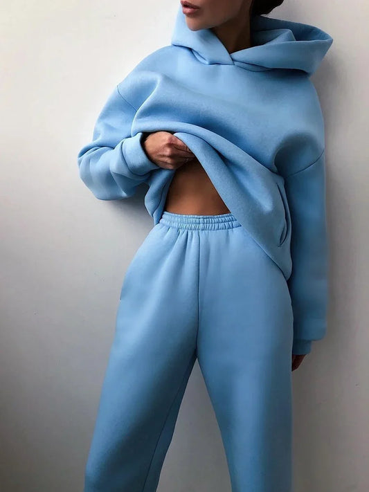 Women's Oversized Hoodie and Jogger Set - photo 2