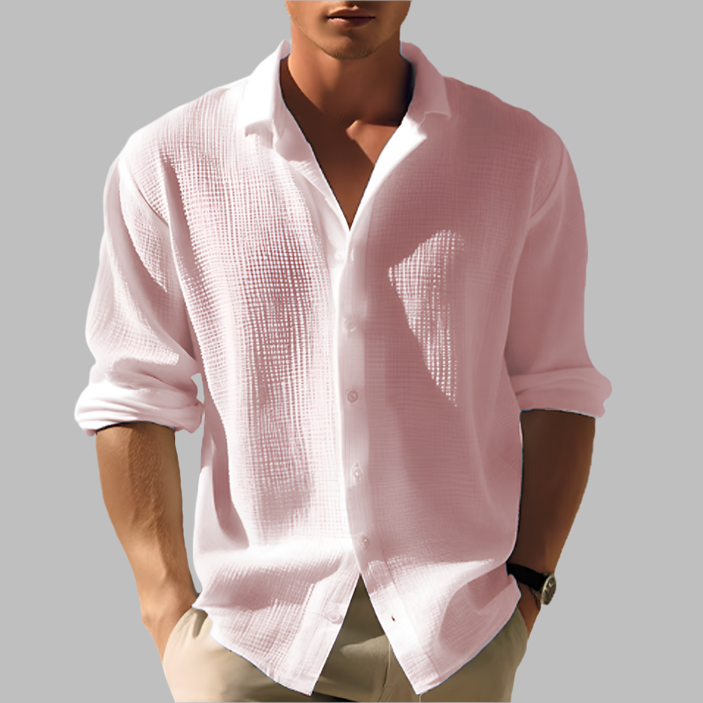 Men's Casual Shirt with Long Sleeves