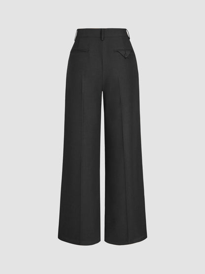 Women's Lisa - Solid Straight Wide-Leg Pants