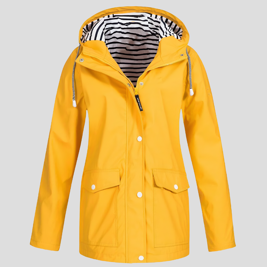 Women's Hooded Jacket with Waterproof Finish