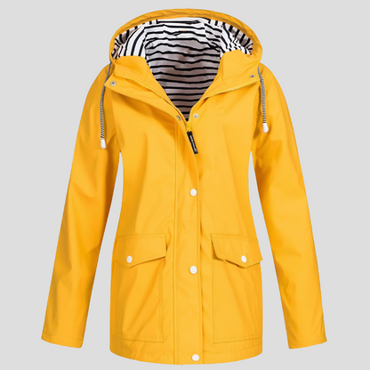Women's Hooded Jacket with Waterproof Finish