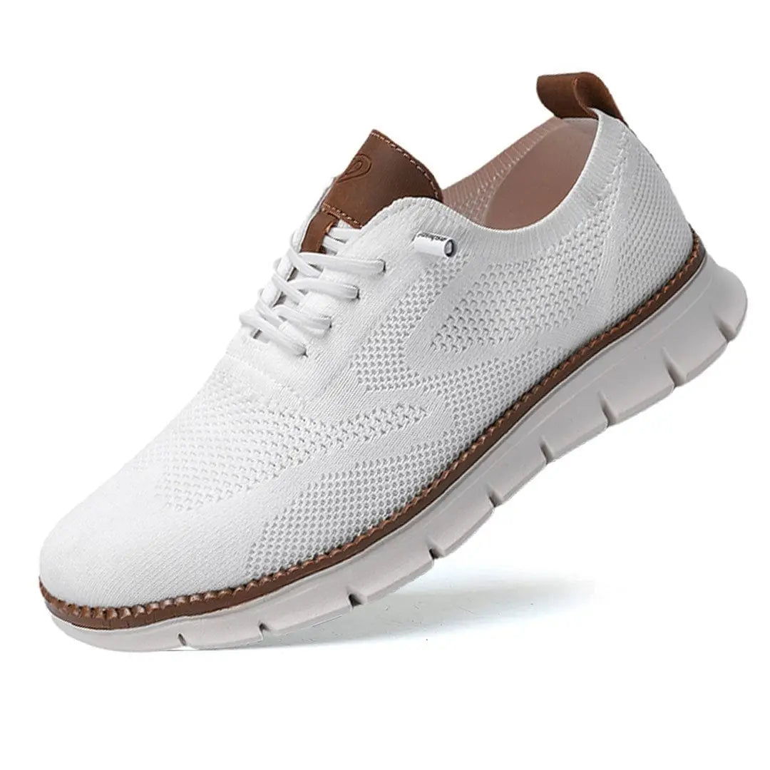 Men's Knit Sneakers with Cushioned Sole