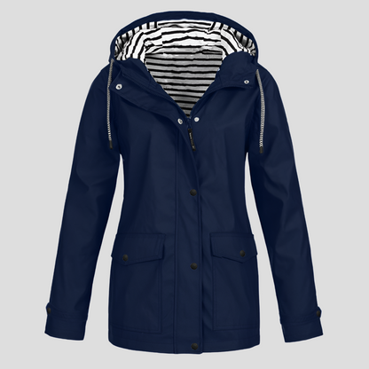 Women's Hooded Jacket with Waterproof Finish