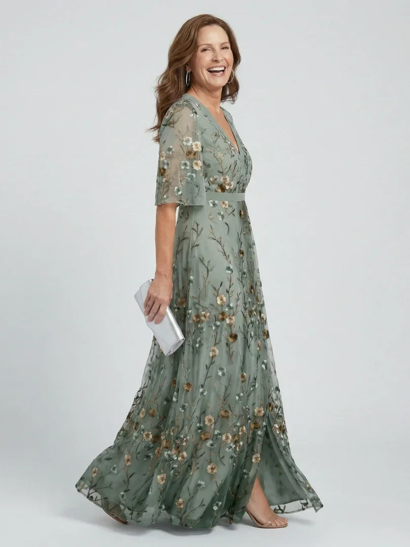 Women's Floral Halter Maxi Dress with Flowing Skirt