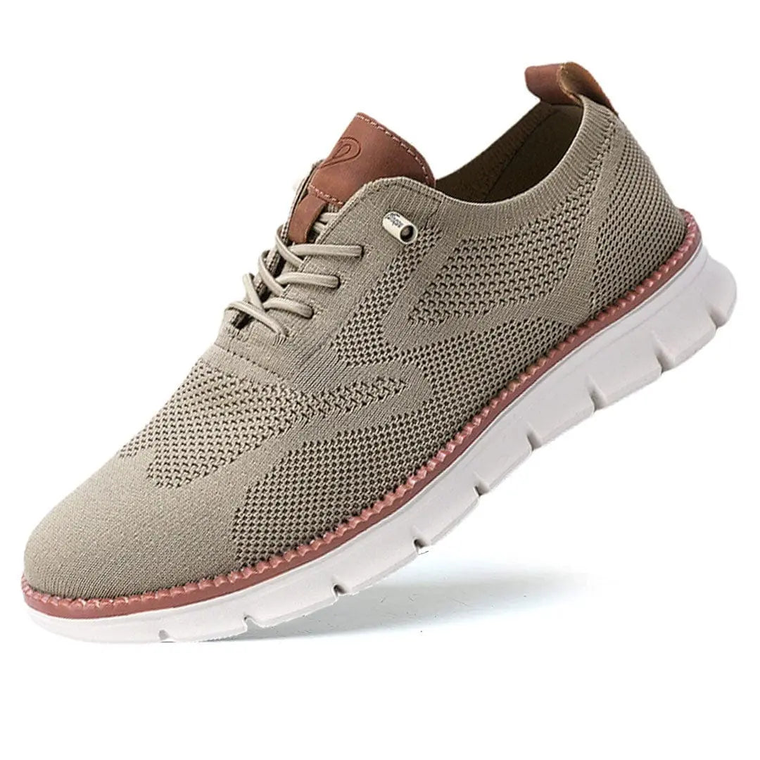 Men's Knit Sneakers with Cushioned Sole