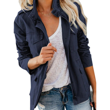 Women's Utility Jacket with Multiple Pockets