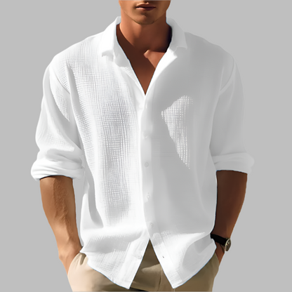 Men's Casual Shirt with Long Sleeves