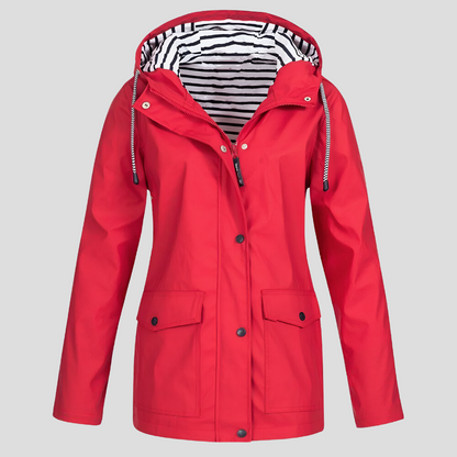 Women's Hooded Jacket with Waterproof Finish