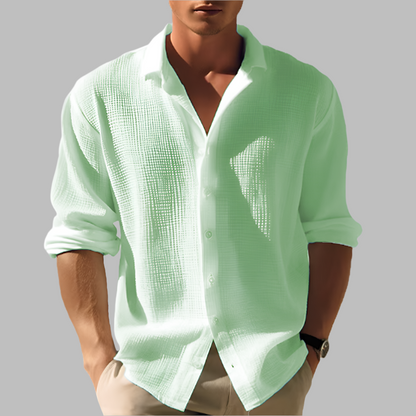 Men's Casual Shirt with Long Sleeves