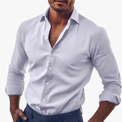 Men's Formal Shirt with Button Placket