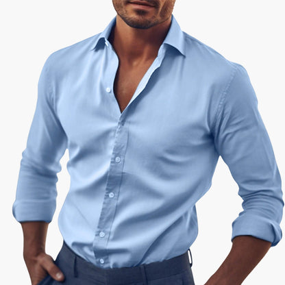 Men's Formal Shirt with Button Placket