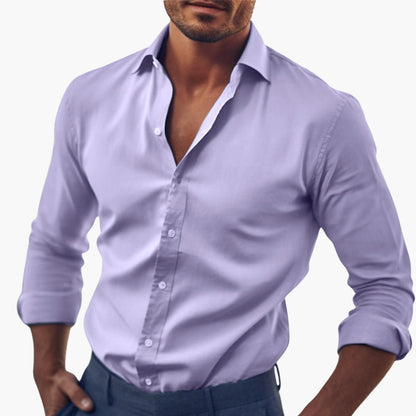 Men's Formal Shirt with Button Placket