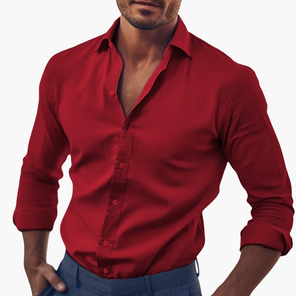 Men's Formal Shirt with Button Placket