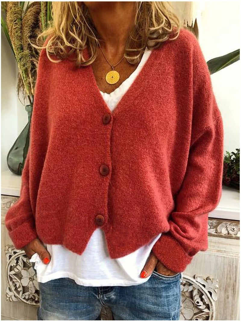 Women's Soft Knit Cardigan with Open Front