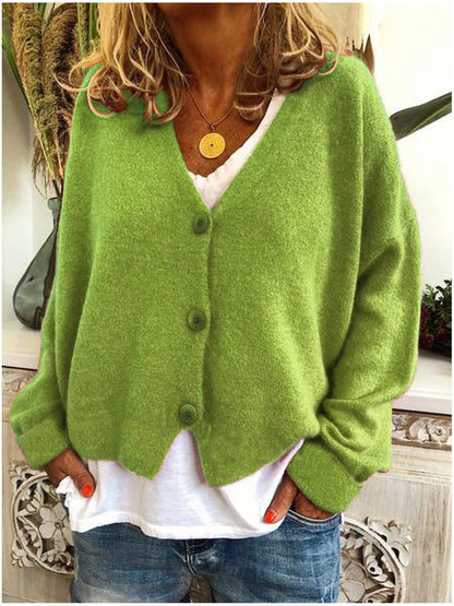 Women's Soft Knit Cardigan with Open Front