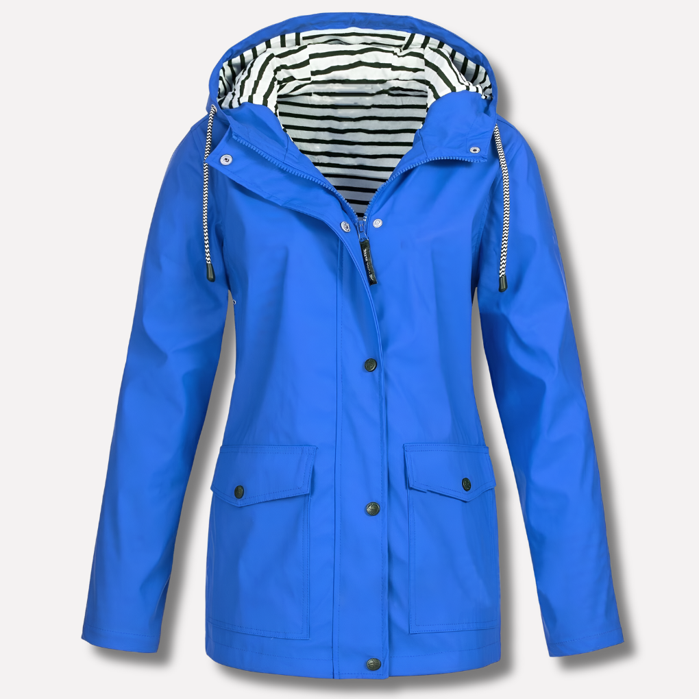 Women's Hooded Jacket with Waterproof Finish