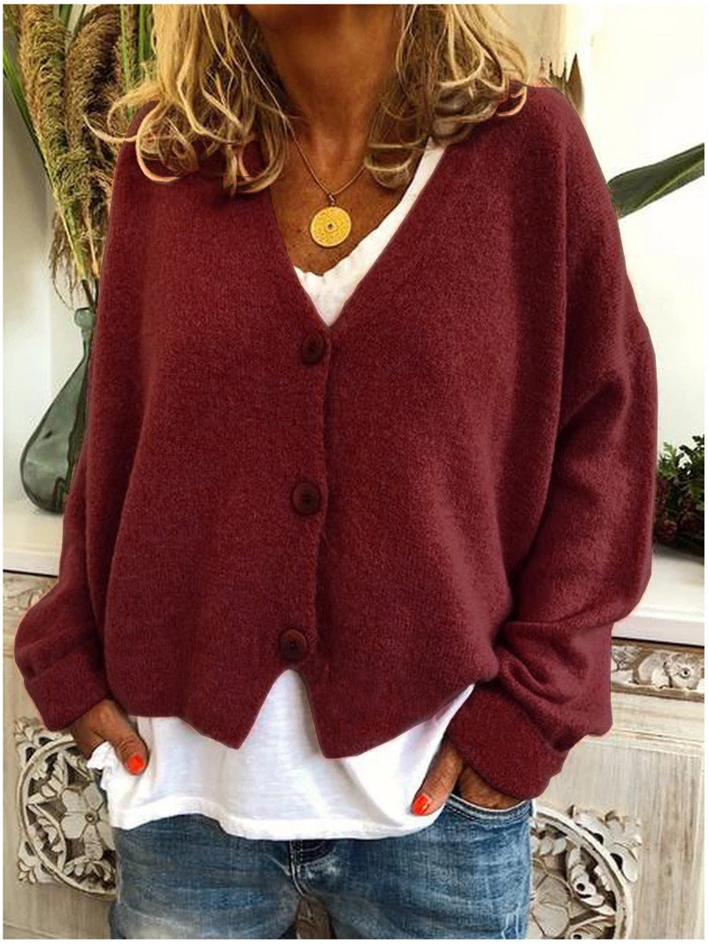 Women's Soft Knit Cardigan with Open Front