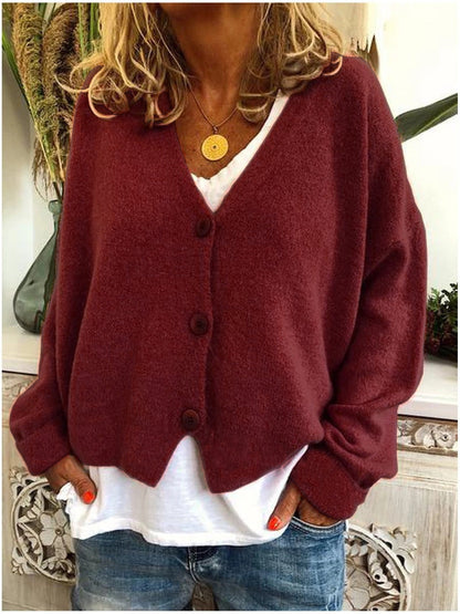 Women's Soft Knit Cardigan with Open Front