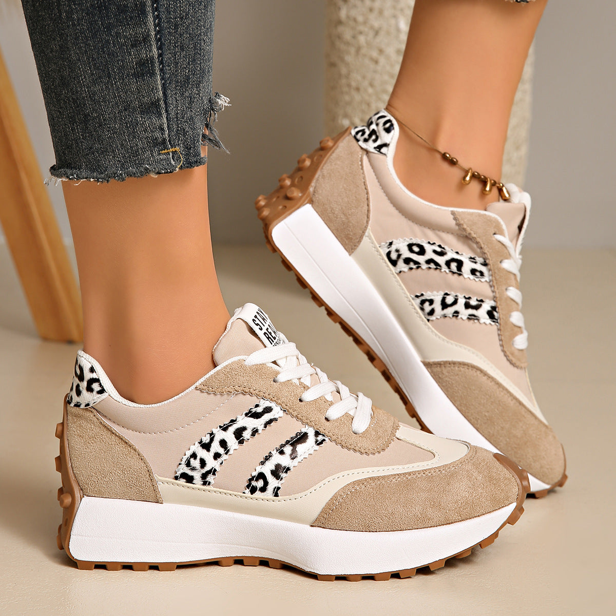 Women's Walking Trainers with Cushioned Sole