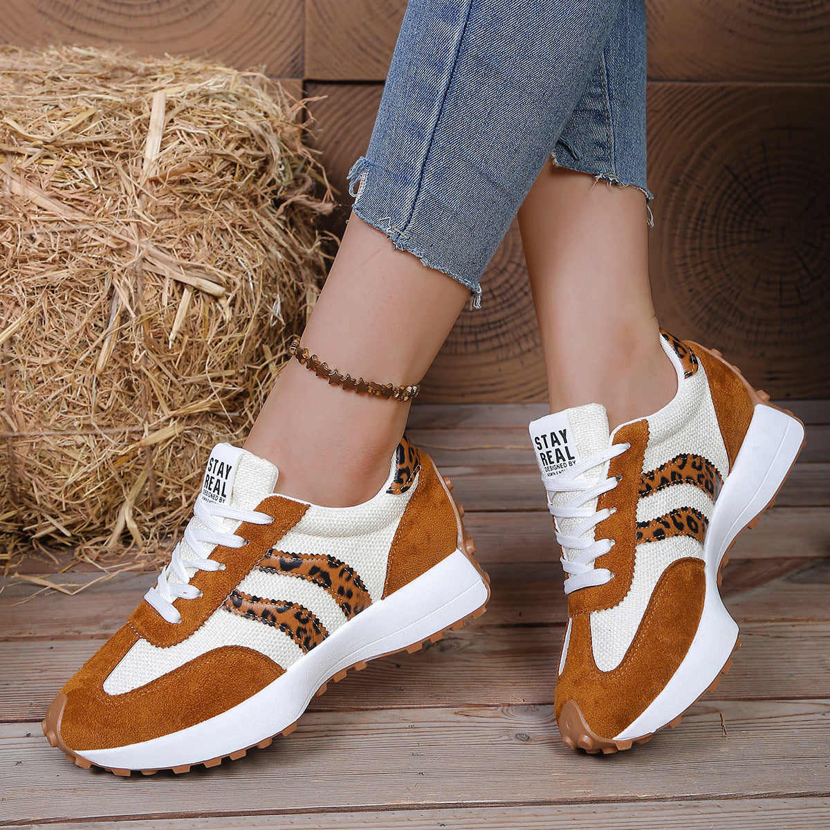 Women's Walking Trainers with Cushioned Sole