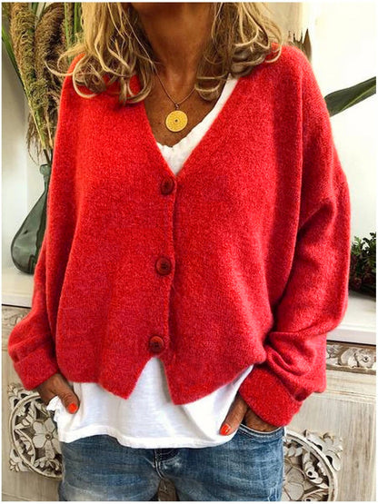 Women's Soft Knit Cardigan with Open Front