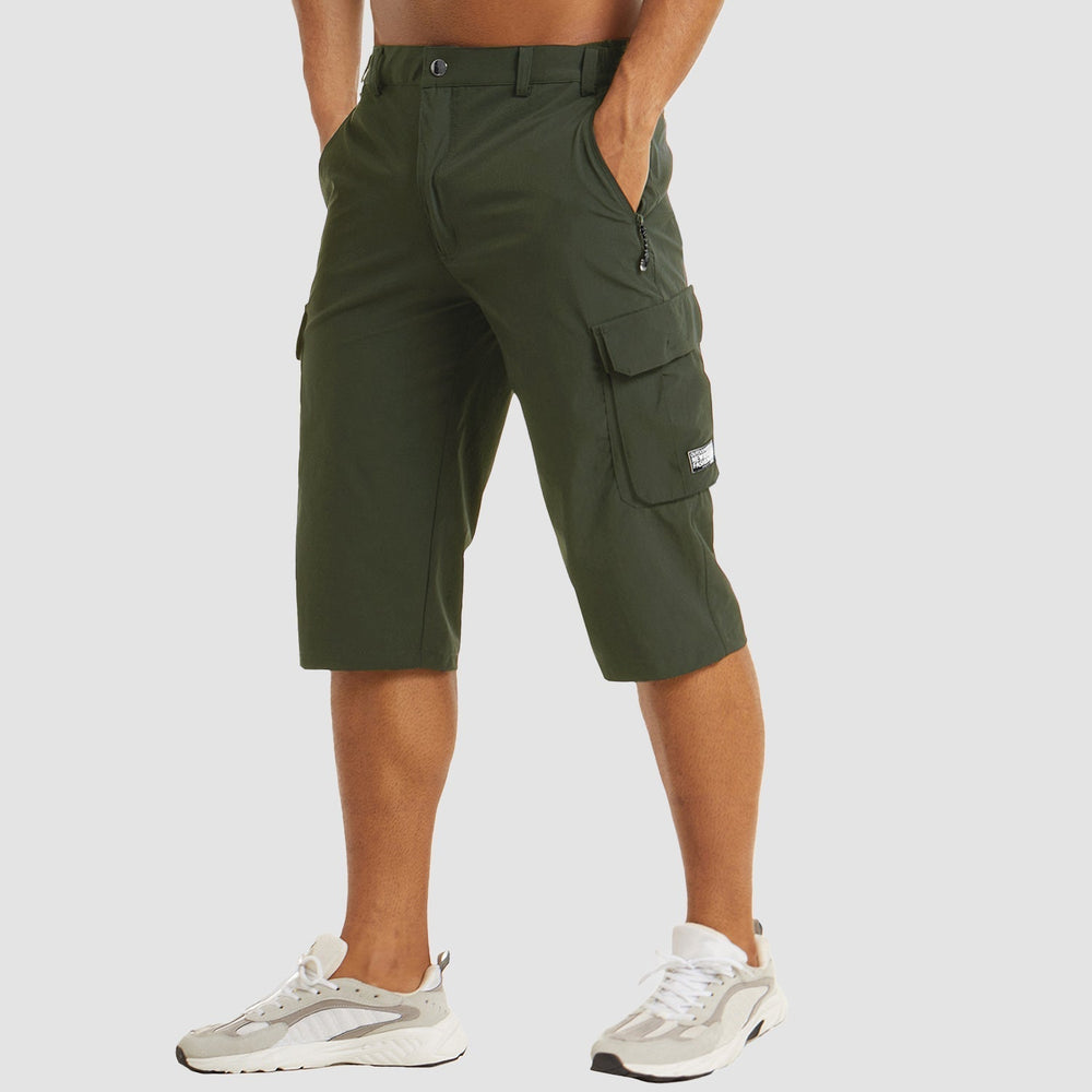 Men's Cargo Shorts with Side Pockets-7