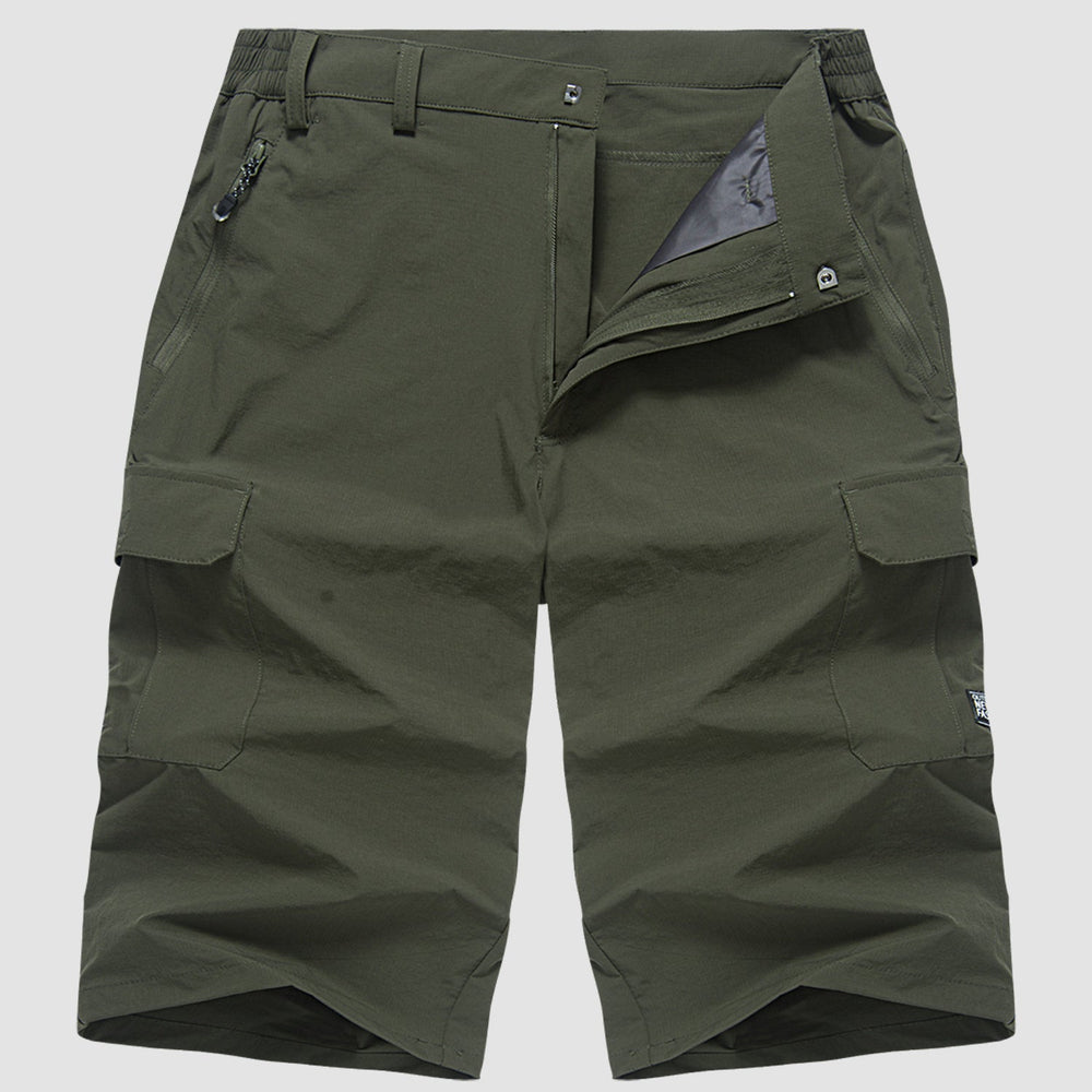 Men's Cargo Shorts with Side Pockets-8