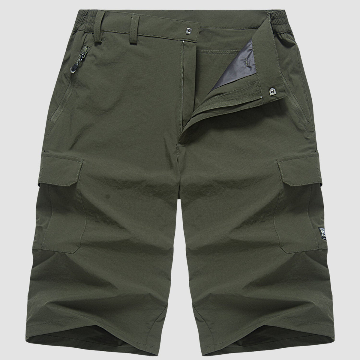 Men's Cargo Shorts with Side Pockets-8