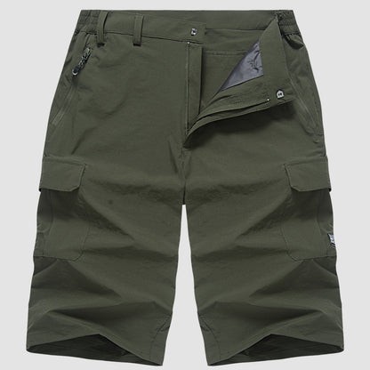 Men's Cargo Shorts with Side Pockets-8