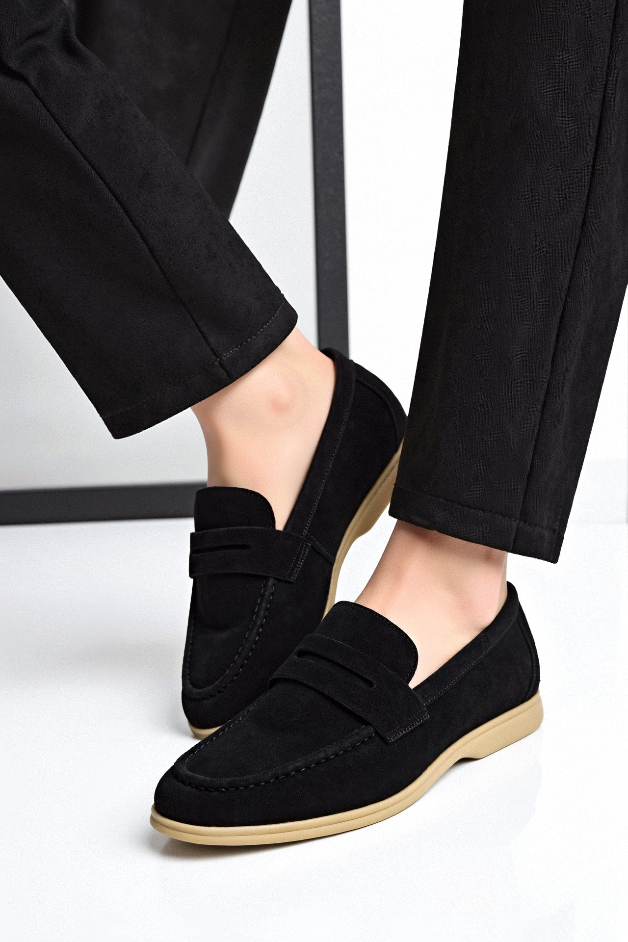 Men's Penny Loafer with Stitched Trim-8
