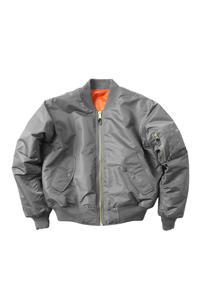 Men's Bomber Jacket with Waterproof Finish