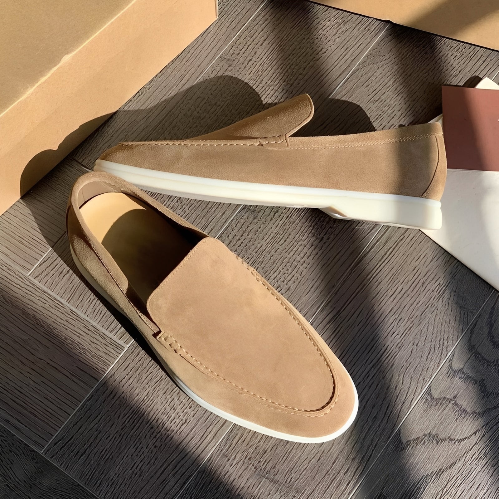 Unisex Slip-On Loafer with Contrast Sole-2