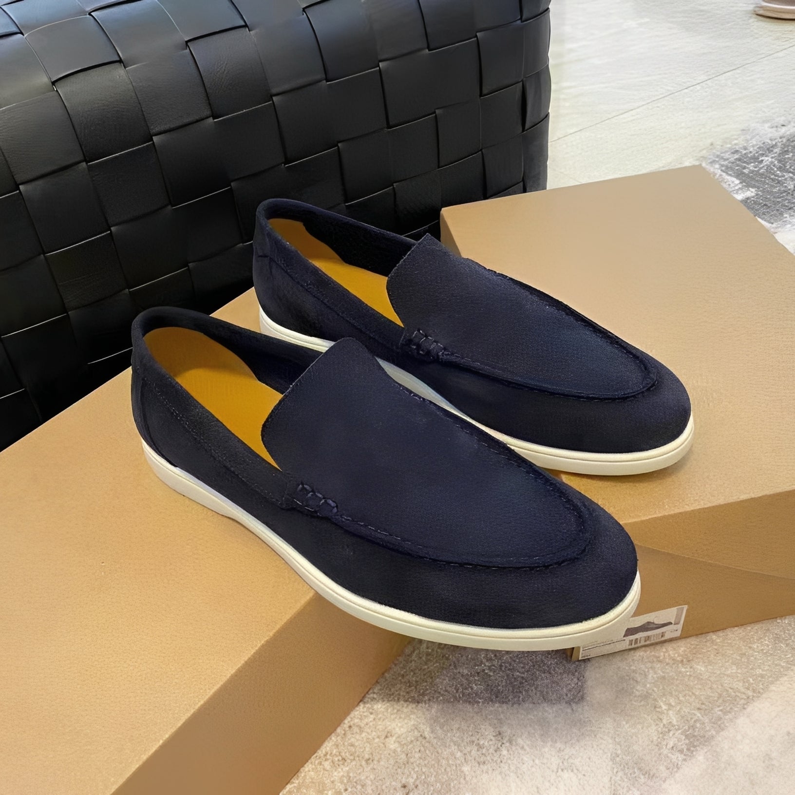Unisex Slip-On Loafer with Contrast Sole-7