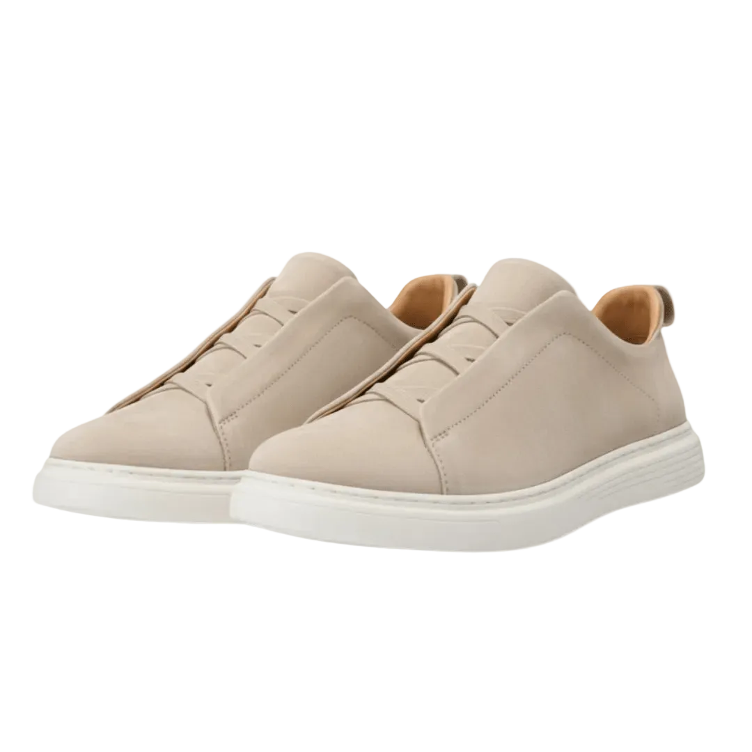 Women's Slip-On Platform Sneakers with Ankle Tab-1