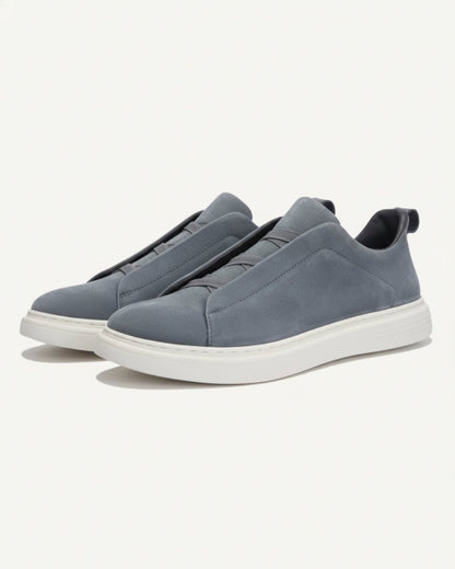 Women's Slip-On Platform Sneakers with Ankle Tab-4